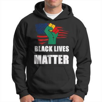 Junenth Fist Black Lives Matter Fist 4Th Of July Hoodie | Mazezy
