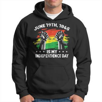 Junenth Fist June 19Th 1865 Is My Independence Day Hoodie | Mazezy