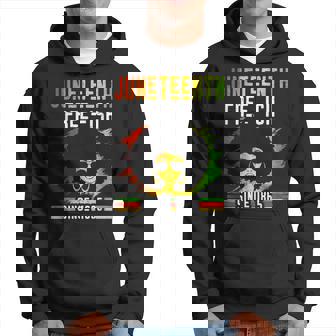 Junenth Free-Ish Since 1865 Africa Black American Us Usa Hoodie - Seseable