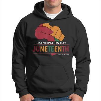 Junenth Is My Emancipation Day Black King Queen Hoodie | Mazezy