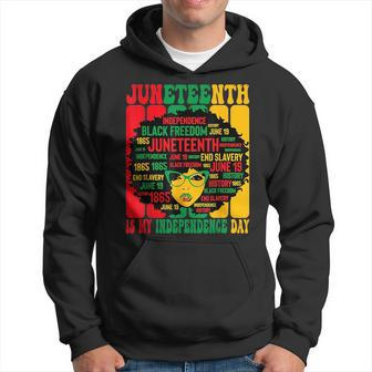Junenth Is My Independence Day African American Hoodie - Monsterry