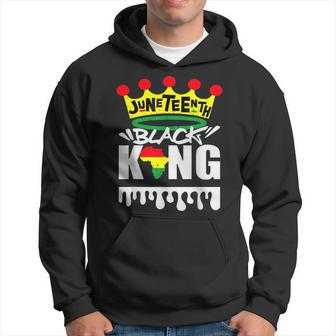 Junenth Is My Independence Day Black King Fathers Day Hoodie | Mazezy