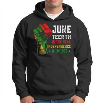 Junenth Is The Real Independence Day 1865 Freedom Pride Hoodie - Thegiftio UK