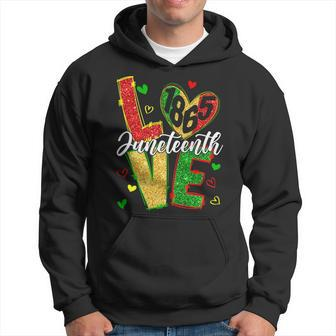 Junenth Love 1865 Peace Love Junenth Freeish Freedom Hoodie | Mazezy
