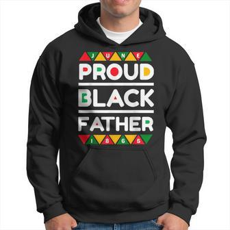 Junenth Proud Black Father For Fathers Day Hoodie | Mazezy