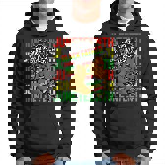 Junenth Proud Black Men Fathers Day Black History African Hoodie | Mazezy