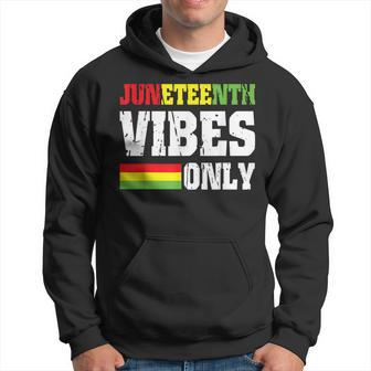 Junenth Vibes Only June 19 1865 Celebrate Black History Hoodie | Mazezy DE