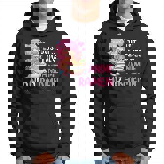 Just A Girl Who Loves Anime And Ramen Japan Anime Hoodie - Thegiftio