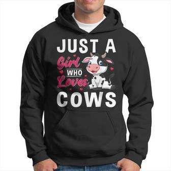 Just A Girl Who Loves Cows Hoodie | Mazezy