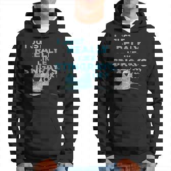 I Just Really Like Stingrays Ok Shark Lover Hoodie | Mazezy
