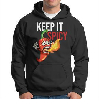 Keep It Spicy Chili Hot Red Pepper Jalapeno Hoodie | Mazezy