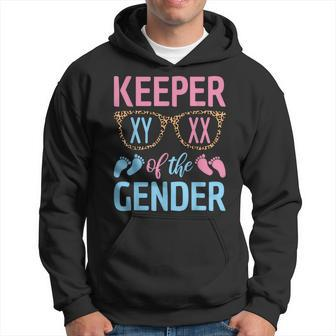 Keeper Of The Gender Baby Shower Gender Reveal Party Outfit Hoodie | Mazezy