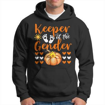 Keeper Of The Gender Reveal Baby Halloween Thanksgiving Hoodie | Mazezy