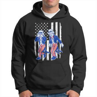 Kids Uncle Sam Griddy Dance 4Th Of July American Flag Hoodie | Mazezy CA