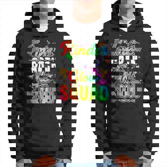 Kindergarten Glow Party Classroom Glow Party Squad Glowing Hoodie | Mazezy