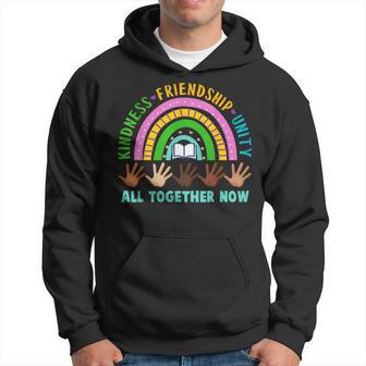 Kindness Friendship Unity All Together Now Summer Reading Hoodie | Mazezy