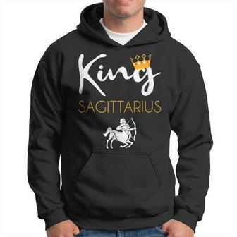 King Sagittarius Astrology Birthday Zodiac Signs Sagittarius Hoodie | Mazezy
