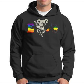 Koala Equality Lgbt Cute Australian Bear Lesbian Gay Pride Hoodie | Mazezy