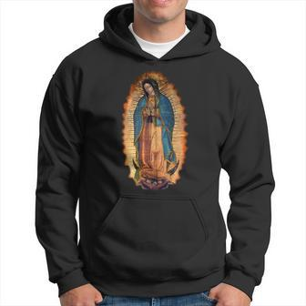 Our Lady Of Guadalupe Catholic Mary Image Hoodie - Thegiftio UK