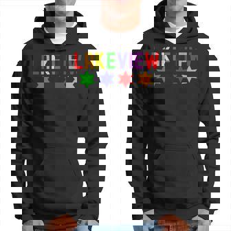Lakeview Chicago Flag Lgbtq Gay Pride Pride Month Parade Hoodie | Mazezy