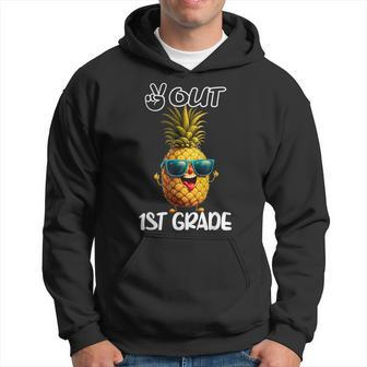 Last Day Of 1St Grade Peace Out 1St Grade Funny Graduation Hoodie | Mazezy