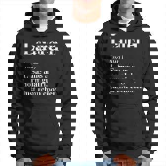 Lauren Definition Name Cool Funny Personalized Birthday Hoodie | Mazezy