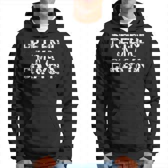 Lazy Halloween Costume Funny Easy Joke Pretend Im A Crayon Halloween Funny Gifts Hoodie | Mazezy