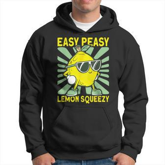 Lemonade Dealer Easy Peasy Lemon Squeezy Lemonade Stand Boss Hoodie - Seseable