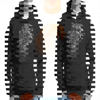 Leopard Cheetah Tiger Leopard Face Lion Cat Hoodie - Monsterry