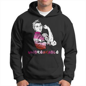 Lesbian Human Rights Unbreakable Lgbtq Cool Lgbt Ally Gift Hoodie | Mazezy