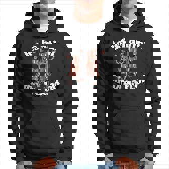 Less Hatin More Bacon Funny Meat Lovers Bbq Grill Masters Hoodie - Thegiftio