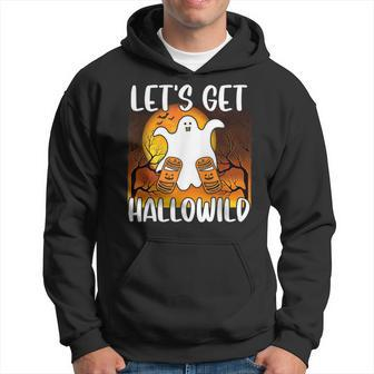 Lets Get Hallowild Scary Boos Pumpkin Spice Lover Halloween Hoodie | Mazezy