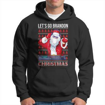 Let's Go Brandon Meme Ugly Christmas Dj Sweater Hoodie | Mazezy DE