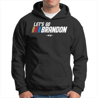 Lets Go Brandon Racing Car Us Flag Funny Gift Idea News 90S 90S Vintage Designs Funny Gifts Hoodie | Mazezy CA