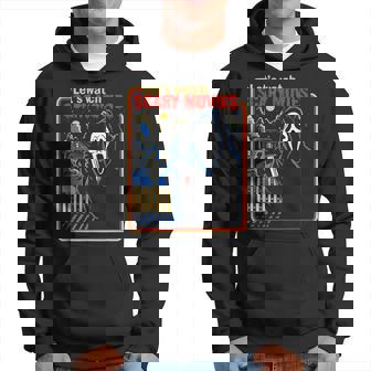 Lets Watch Scary Movies Scream Horror Funny Halloween Halloween Funny Gifts Hoodie | Mazezy