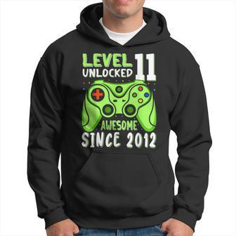 Level 11 Unlocked Awesome 2012 Video Game 11Th Birthday Boy Hoodie