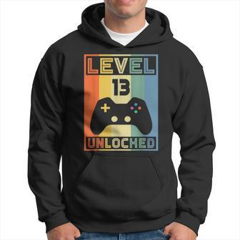 Level 13 Unlocked - Video Gamer - 13Th Birthday Gaming Gift Hoodie | Mazezy