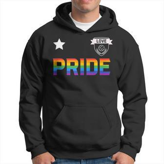 Lgbt Gay Pride Soccer Jersey Hoodie | Mazezy