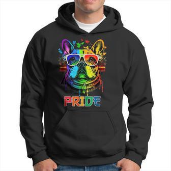 Lgbt Lesbian Gay Pride French Bulldog Hoodie | Mazezy