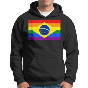 Lgbt Pride Brazilian Flag - Lgbtqia Brazil Hoodie | Mazezy