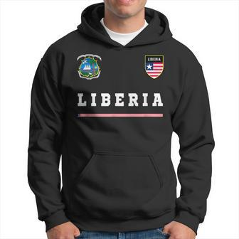 Liberia SportSoccer Jersey Flag Football Hoodie | Mazezy CA