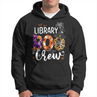 Library Boo Crew Ghost Spooky Halloween Costume Librarian Hoodie - Monsterry