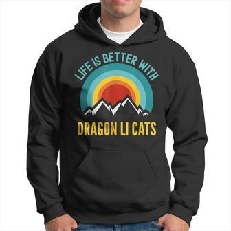 Life Is Better With Dragon Li Cats Hoodie | Mazezy