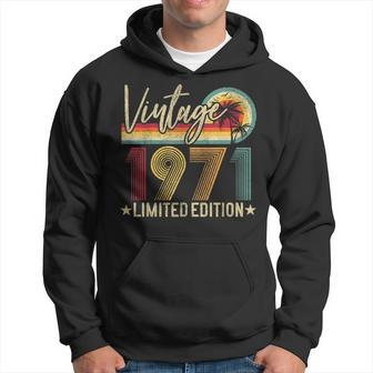 Limited Edition 1971 51St Birthday 51 Years Old Vintage Hoodie - Monsterry