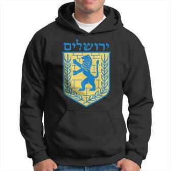 Lion Of Judah Gift Israel Jewish Jerusalem Sign Jew Hebrew Hoodie | Mazezy