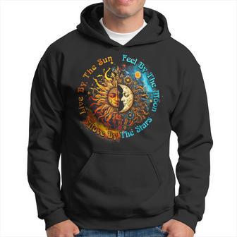 Live By The Sun Feel By The Moon Spirituality Hoodie - Thegiftio UK