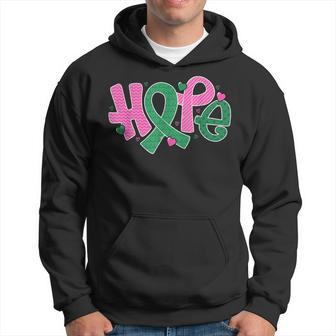 Liver And Breast Cancer Hope October Cancer Awareness Month Hoodie - Thegiftio UK