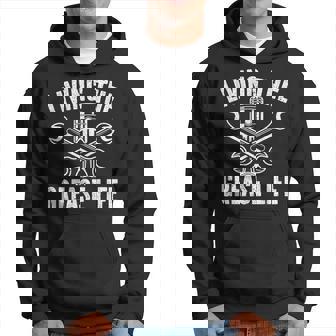 Living The Grease Life Diesel Mechanic Automotive Auto Hoodie | Mazezy