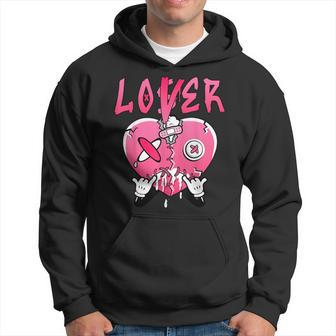Loser Lover Drip Heart Plus Triple Pink Matching Hoodie - Seseable