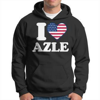 I Love Azle I Heart Azle Hoodie | Mazezy